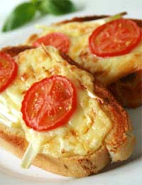 Welsh Rabbit Rarebit Cheese On Toast